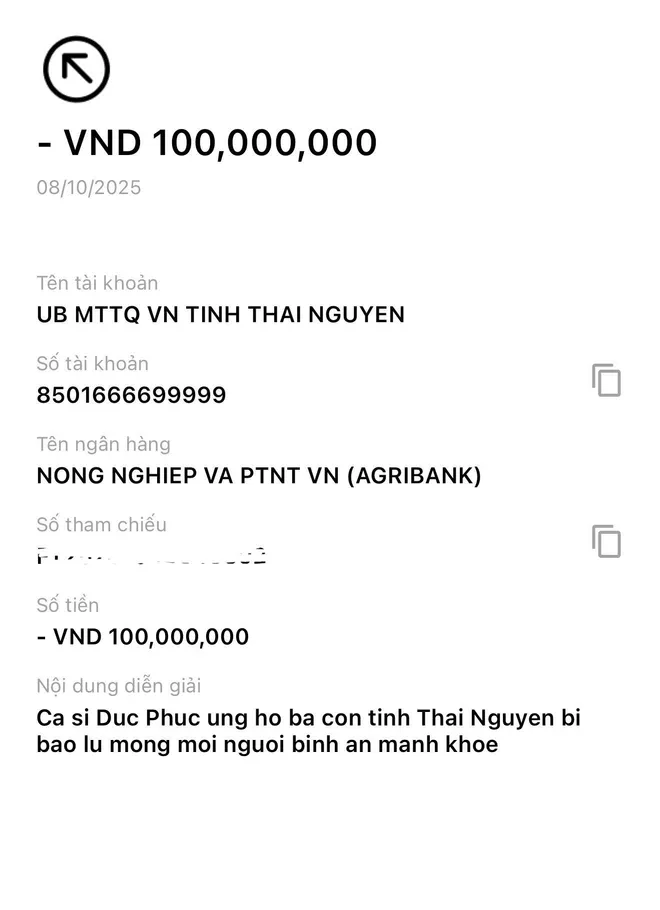 Các nghệ sĩ ủng hộ đồng bào Thái Nguyên vượt bão lũ - Ảnh 3.
