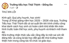Nhà trường xin lỗi vì công khai danh sách học sinh khó khăn trong lễ khai giảng